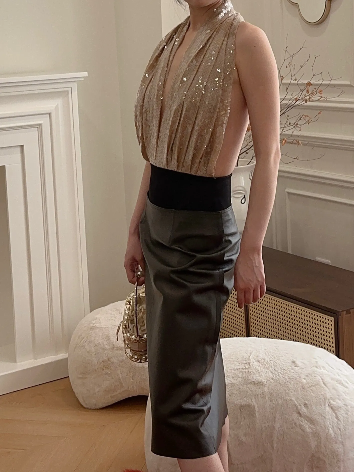 16ARLINGTON WILE MIDI SKIRT