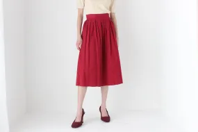 70s Felt Cotton Skirt