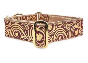 Autumn Swirl - Martingale or Buckle Dog Collar - 1.5" Width