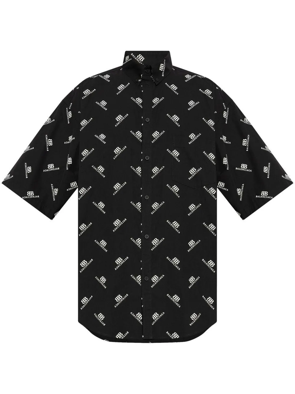 BALENCIAGA Oversized Fit Cotton Shirt - Large