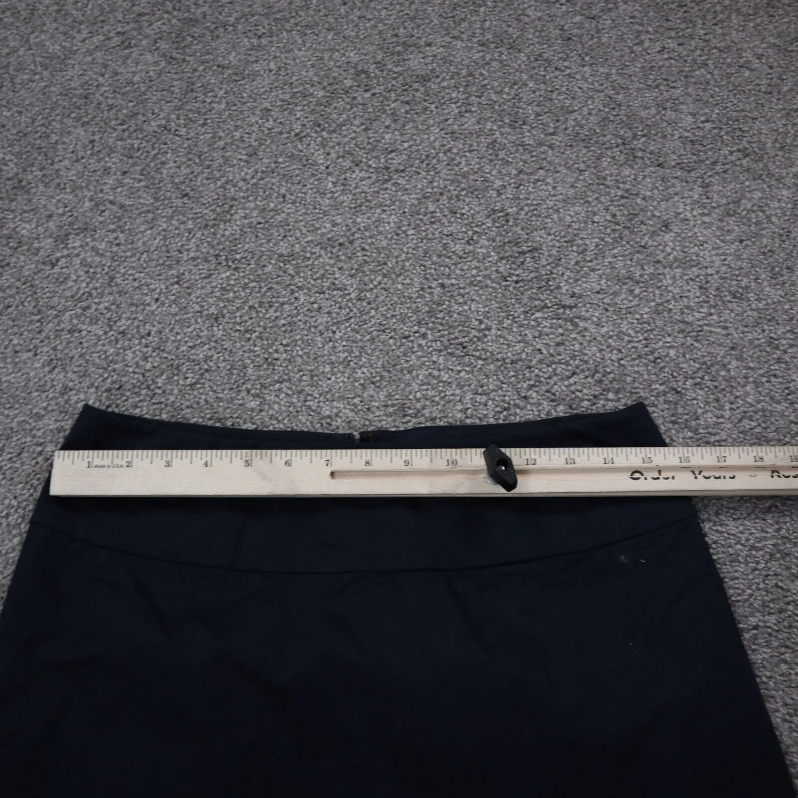 Banana Republic Women Straight Pencil Skirt Back Zip Stretch Slate Blue Size 6