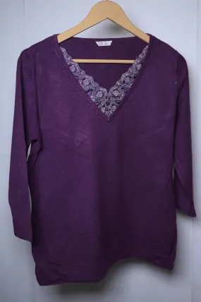 Berkertex Purple Winter Blouse
