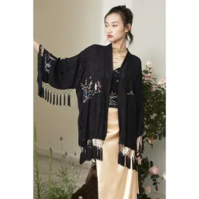Boundless Garden Embroidered Kimono