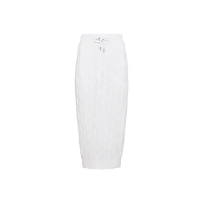 Cable Knit Pencil Skirt