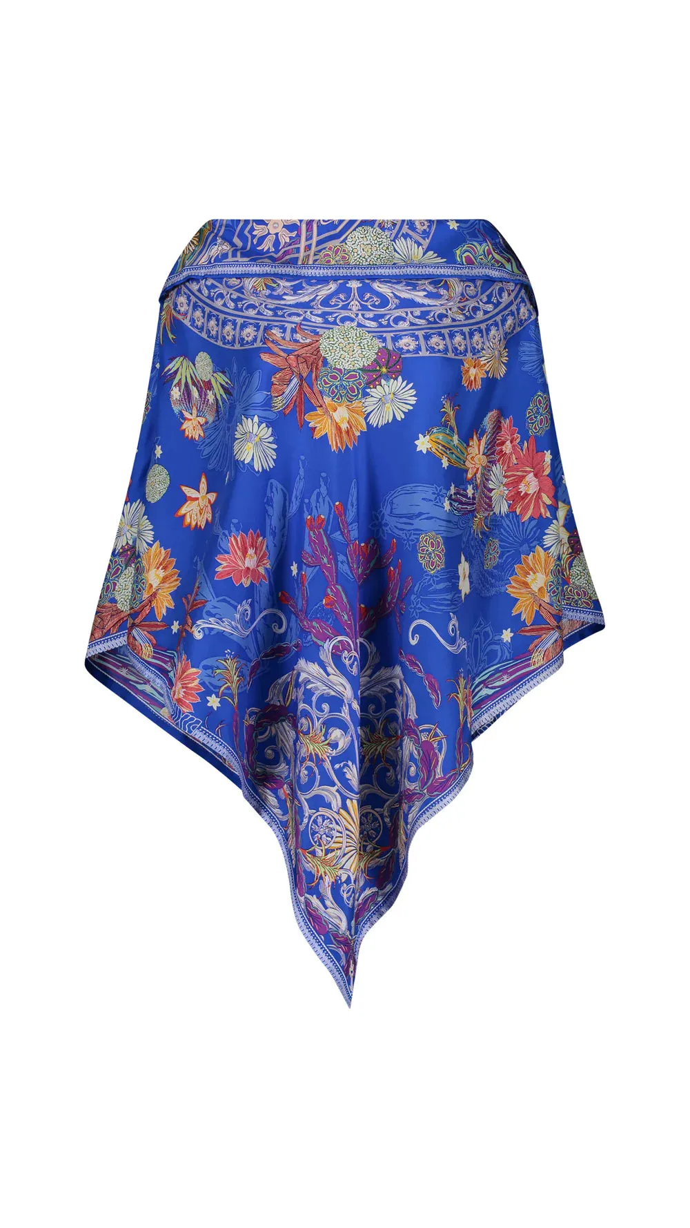 CACTACEANS BOTANICAL GARDEN PONCHO