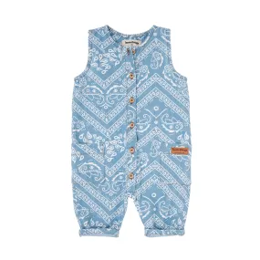 Chambray Overall Print Bandana