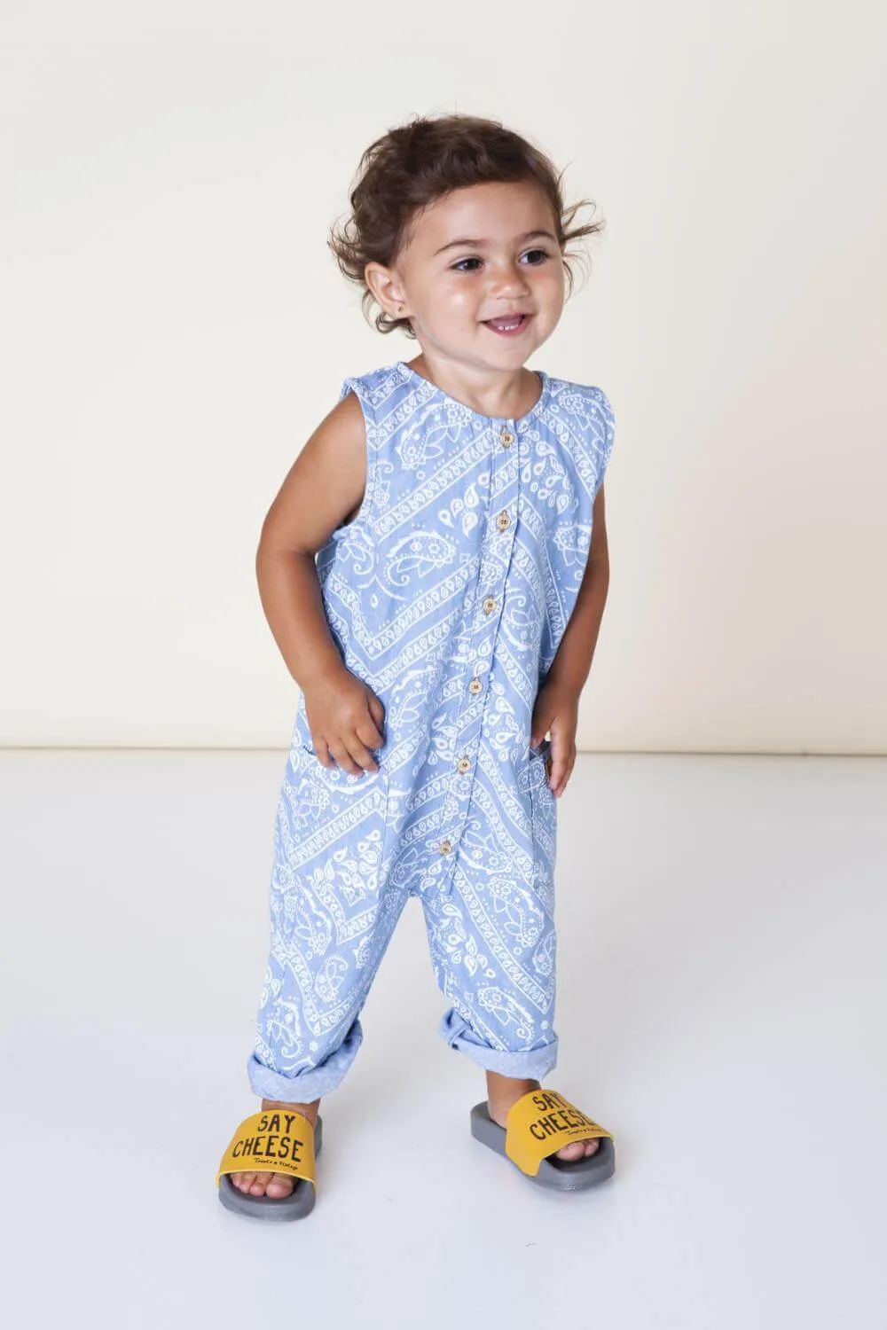 Chambray Overall Print Bandana