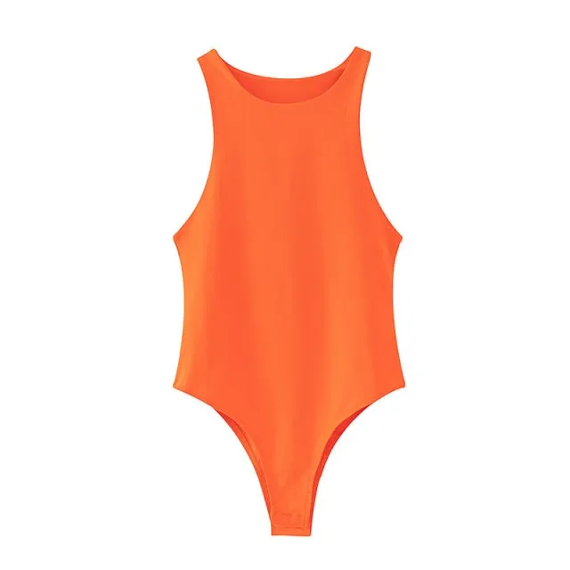 Colourful Sleeveless Bodysuit