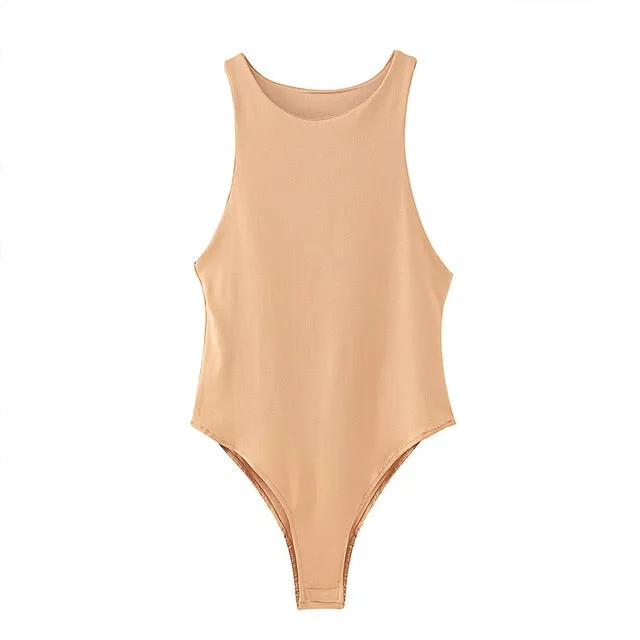 Colourful Sleeveless Bodysuit