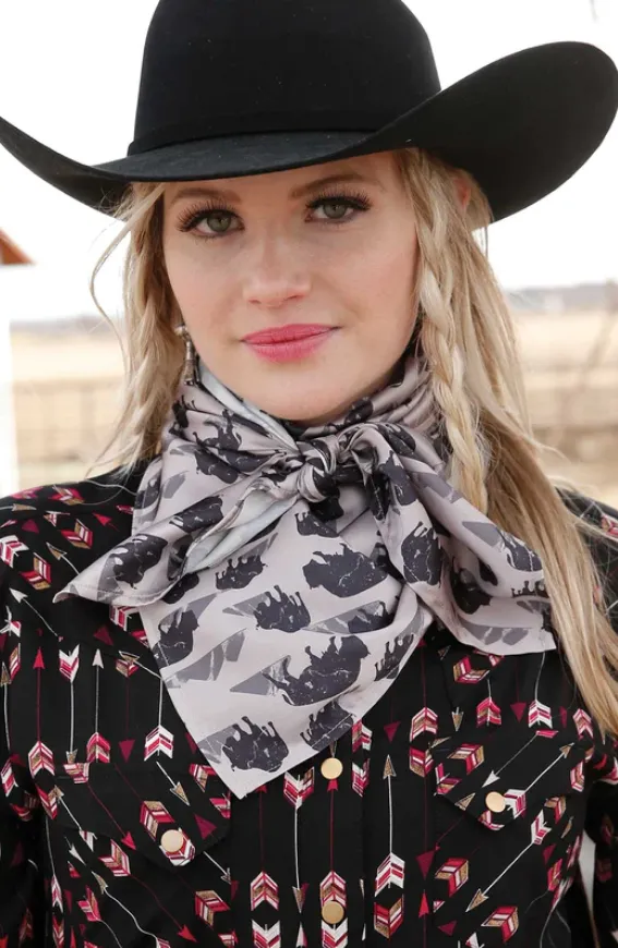 Cruel Girl Wild Buffalo Print Rag