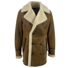 Distressed Tyler’s Shearling Trench Coat