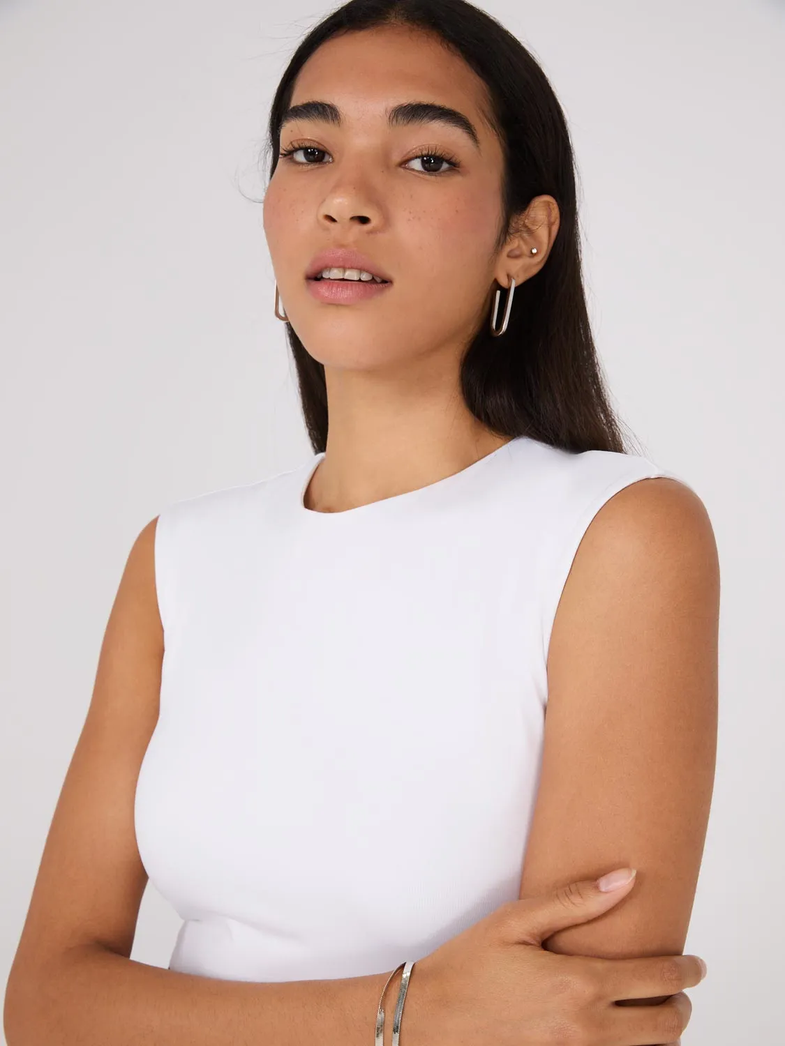 Double Layer Sleeveless Top
