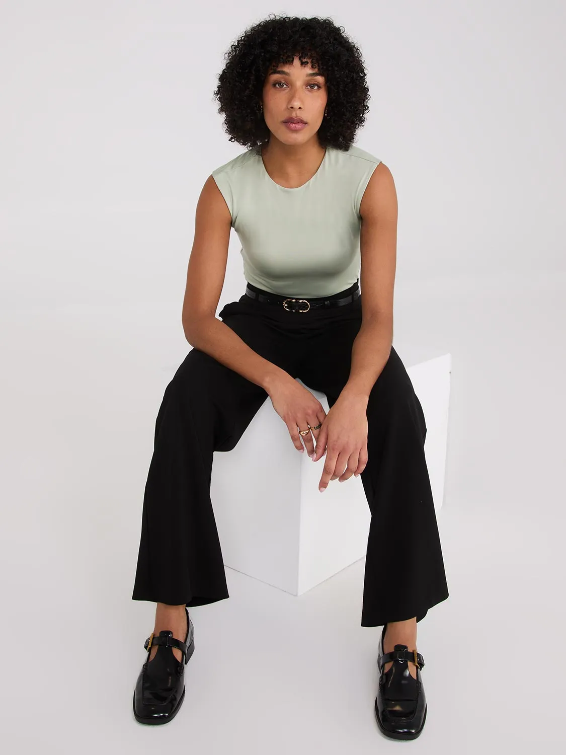 Double Layer Sleeveless Top