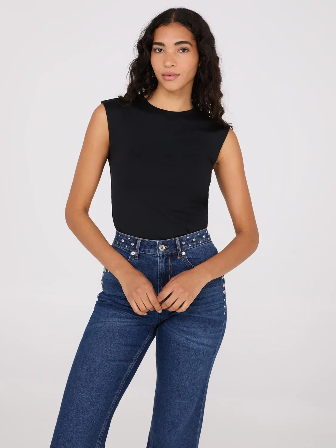 Double Layer Sleeveless Top