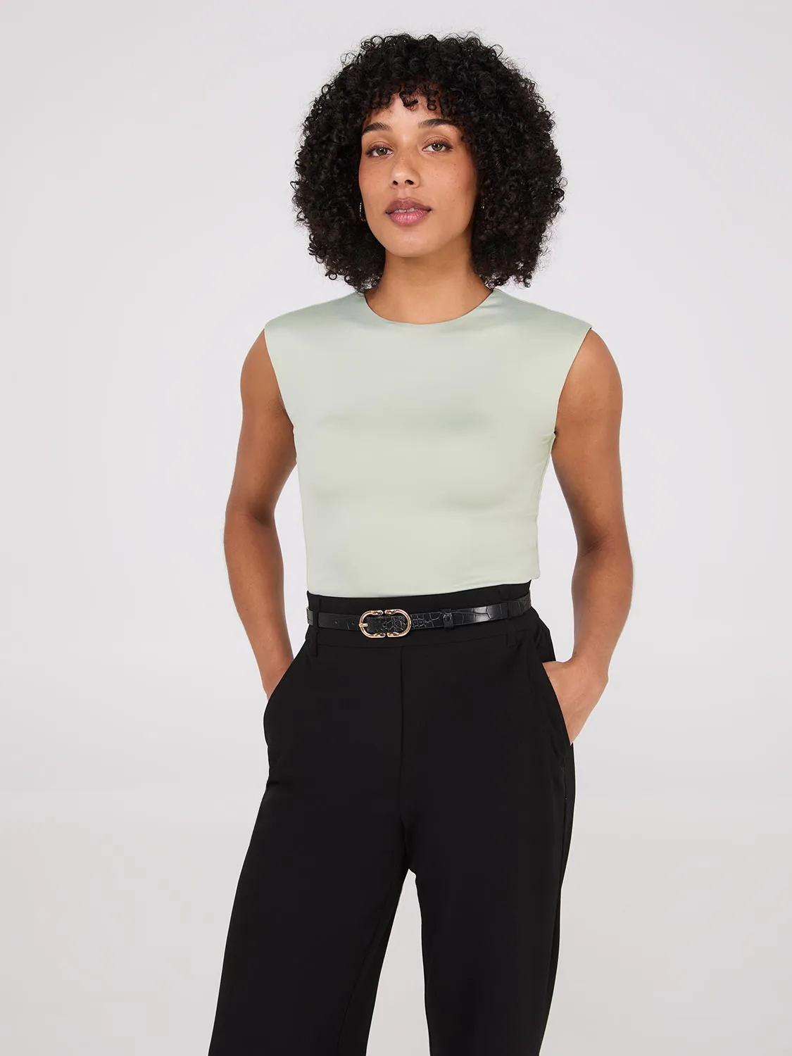 Double Layer Sleeveless Top