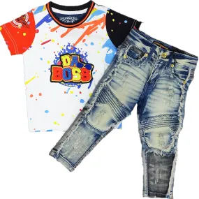 Elite Denim Set For Kids Boss Kid 21