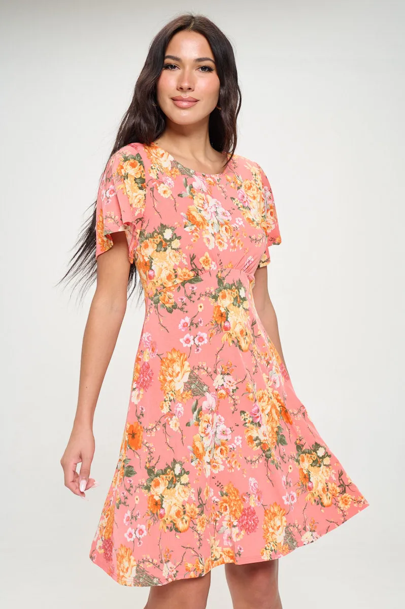 Elli High-Waist Mini Dress