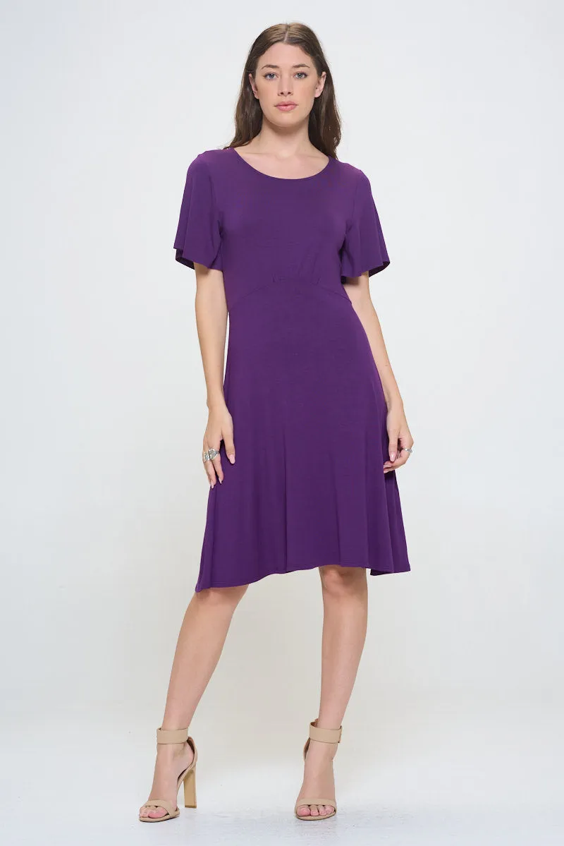 Elli High-Waist Mini Dress
