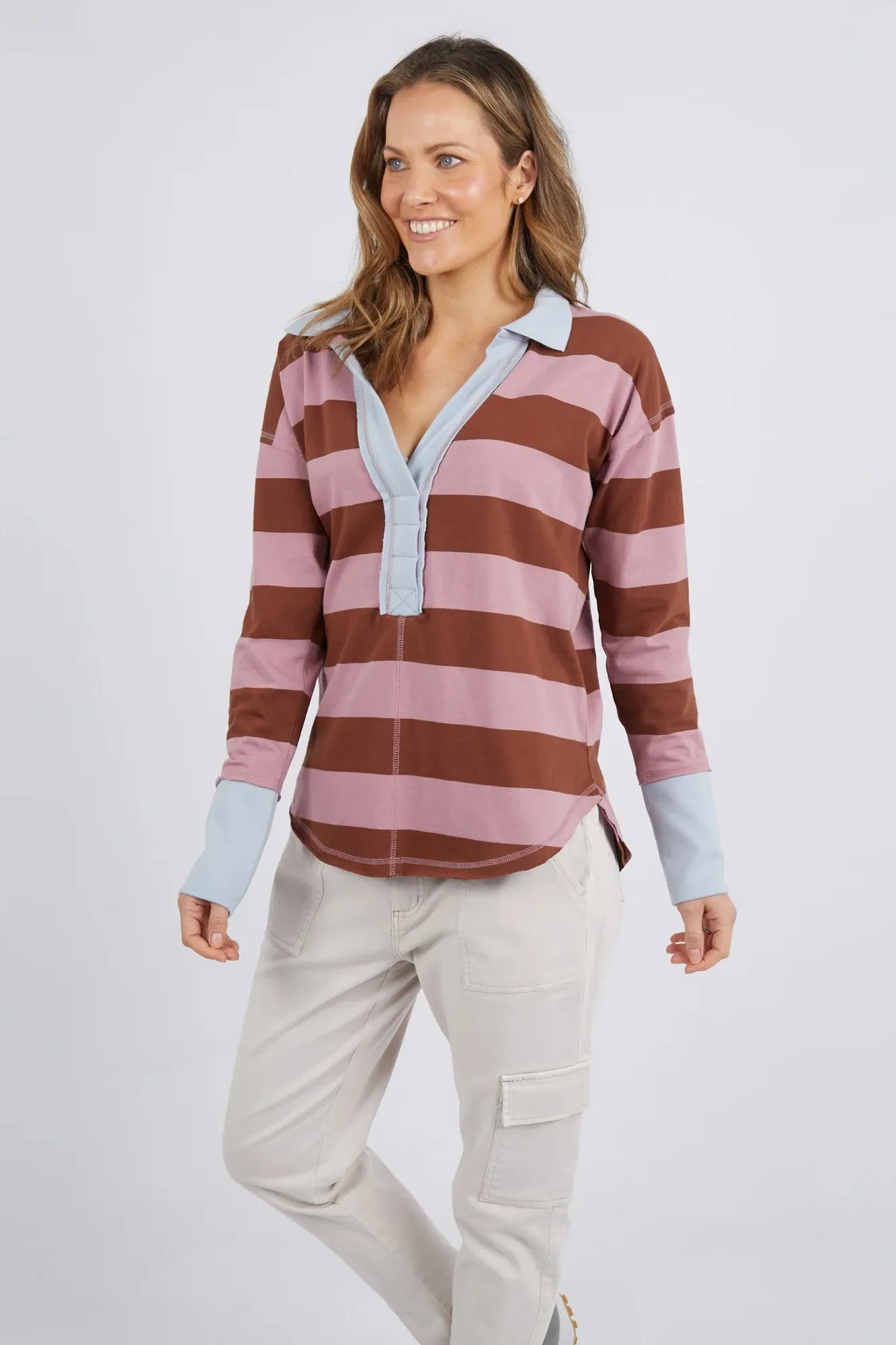 Everly Collar Detail Top