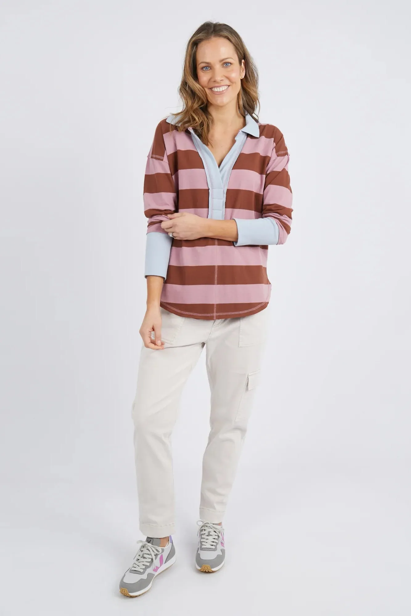 Everly Collar Detail Top