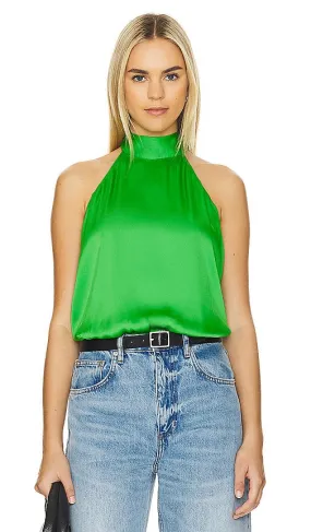 Favorite Daughter The Take A Bow Bodysuit in Green