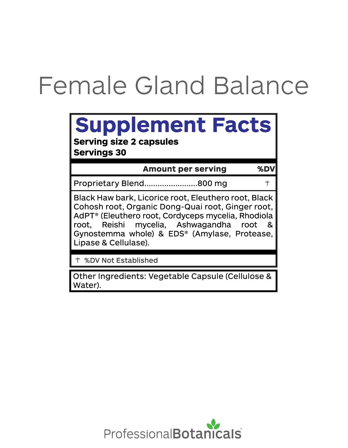 Female Gland Balance