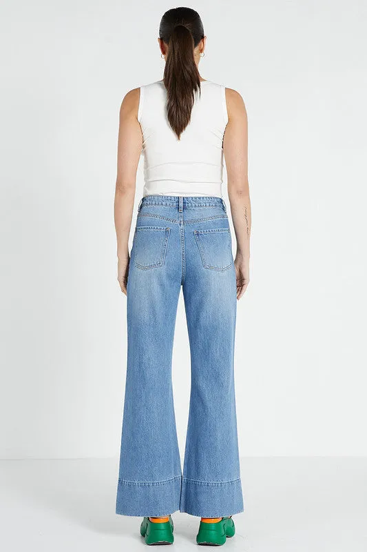 Flared Jean | Light Blue Denim