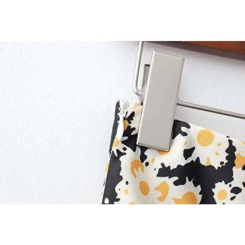Floral Silk Pencil Skirt