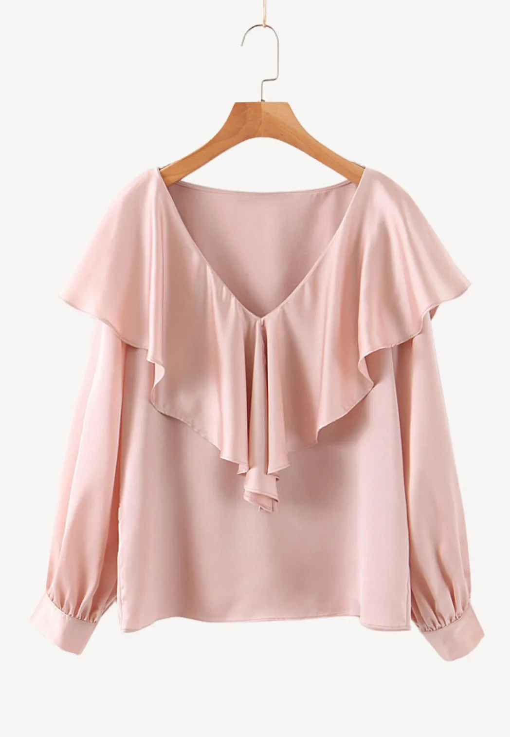 Frill In Love Blouse Pink Moscato