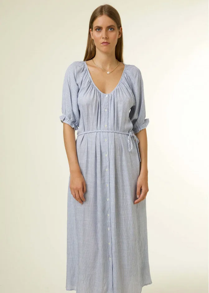 FRNCH Alva Dress  blue Clair
