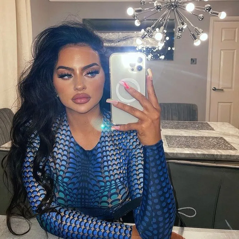 Geometric illusion Tight Bodysuit