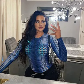 Geometric illusion Tight Bodysuit