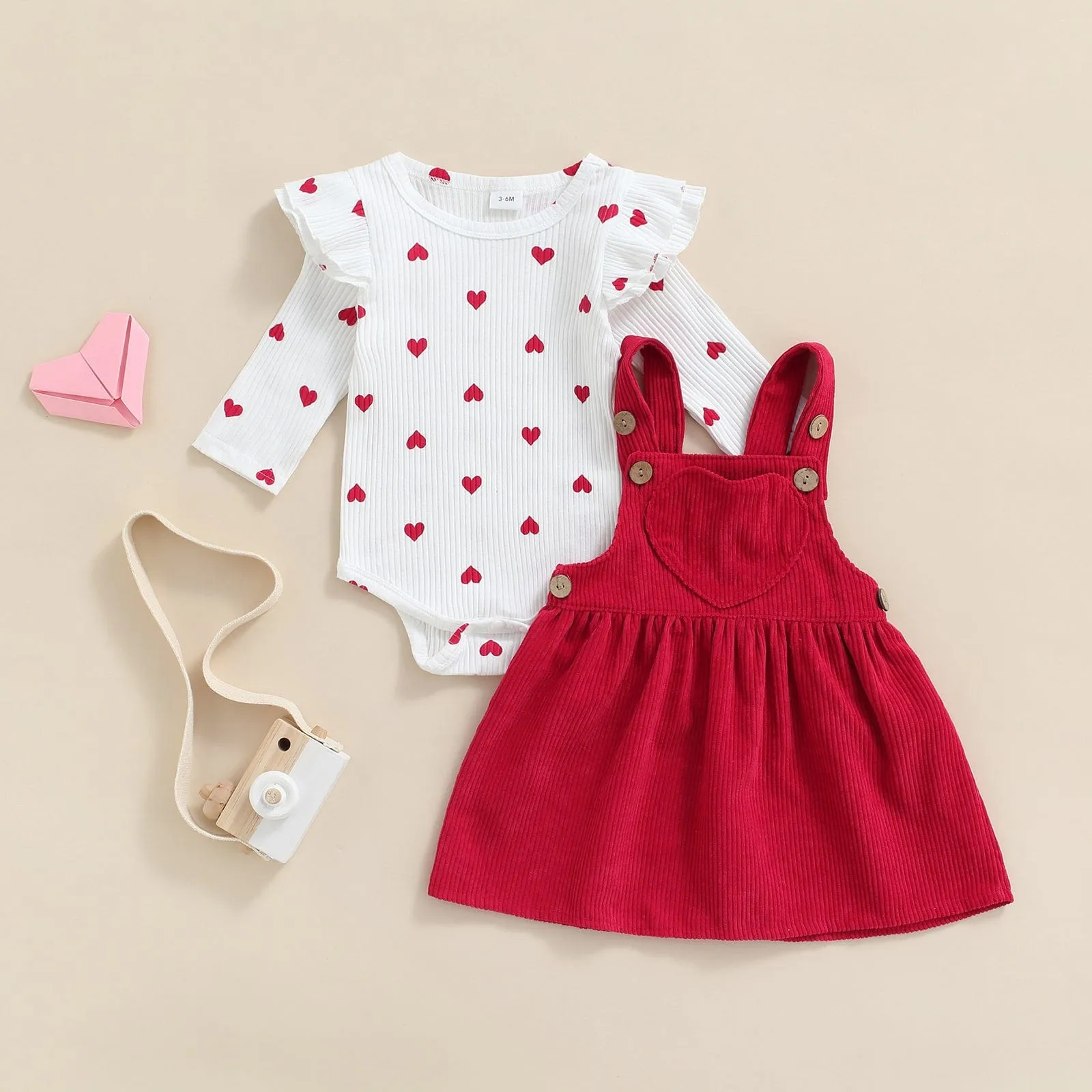 Girl Corduroy Overall Dress