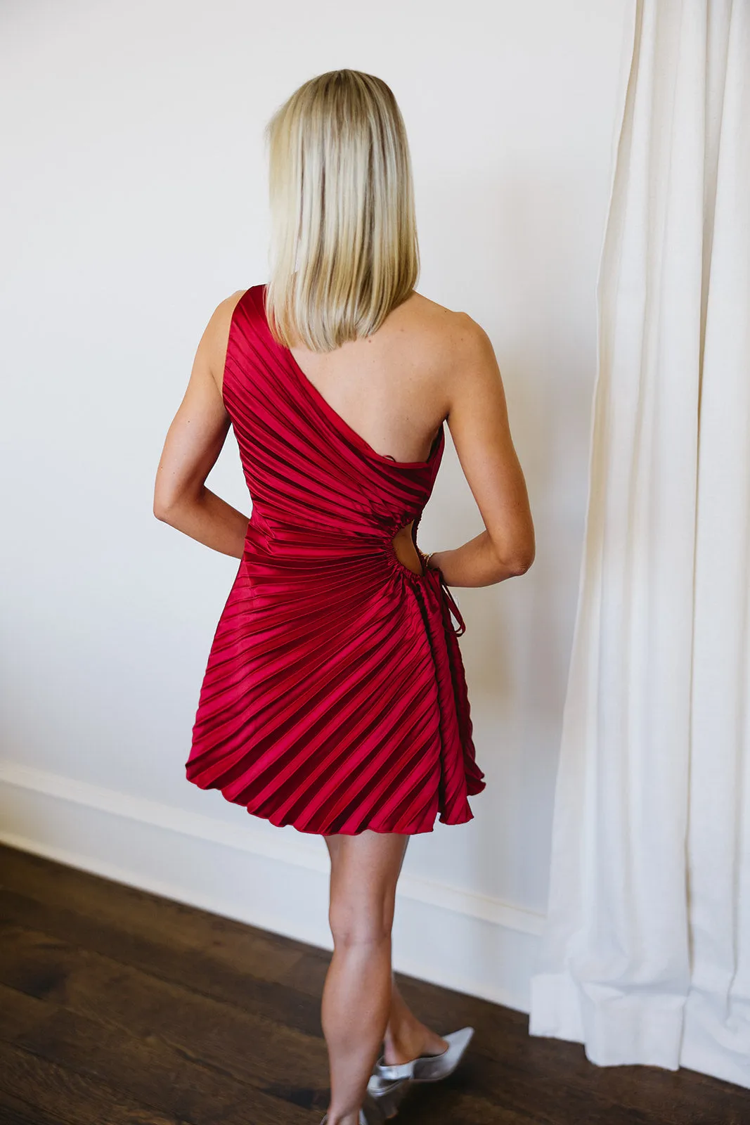 Give It A Go Mini Dress - Tomato Red