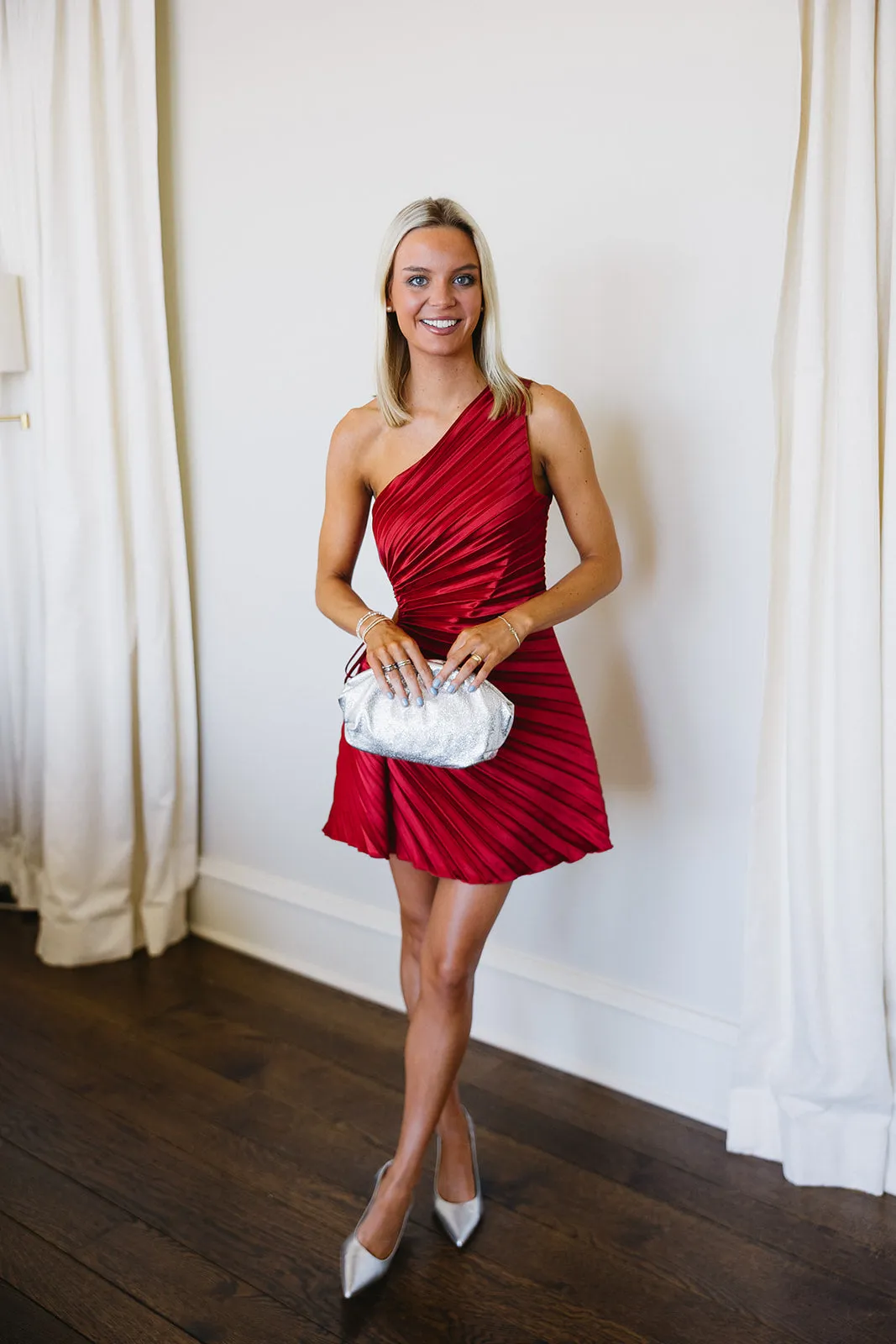 Give It A Go Mini Dress - Tomato Red