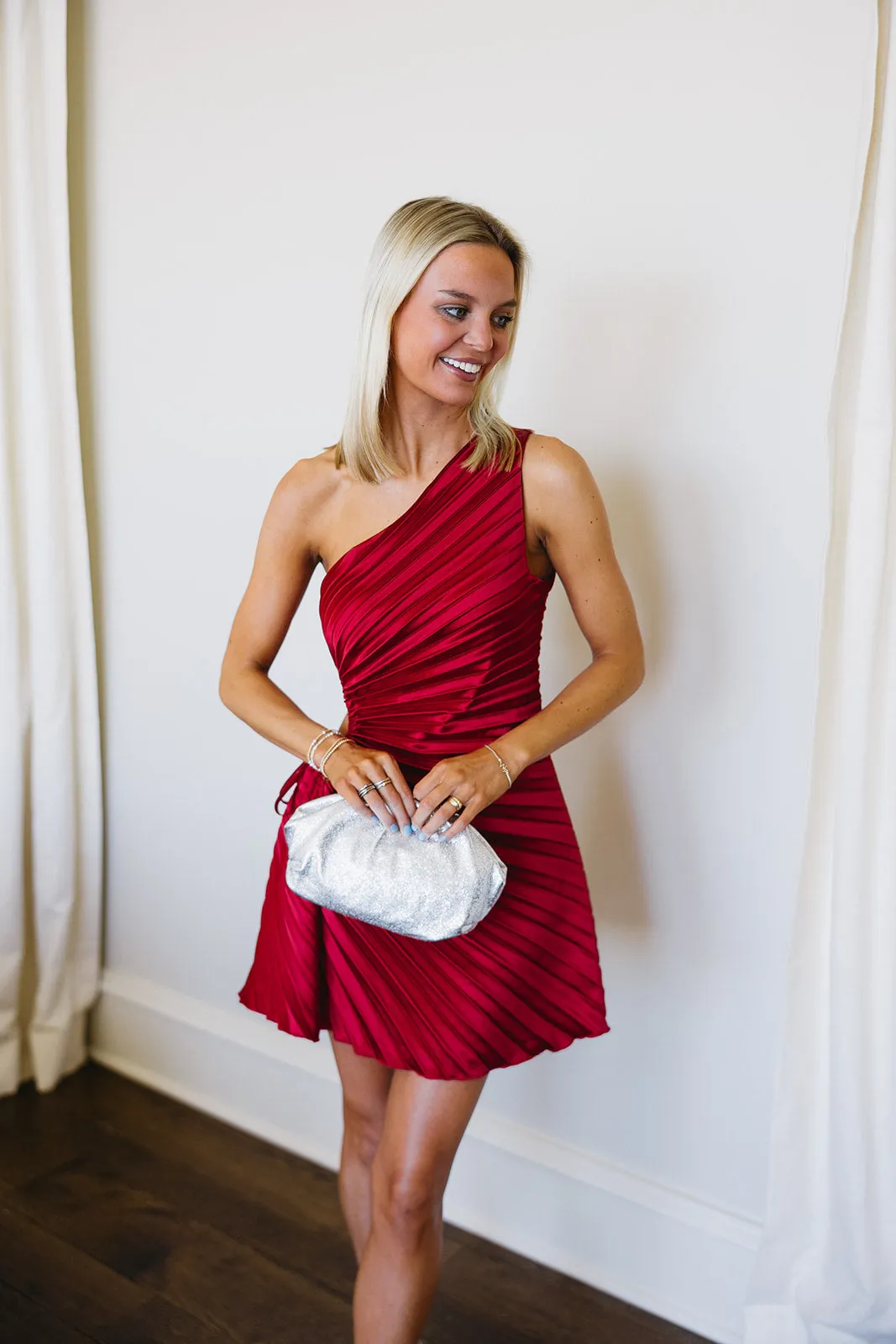 Give It A Go Mini Dress - Tomato Red