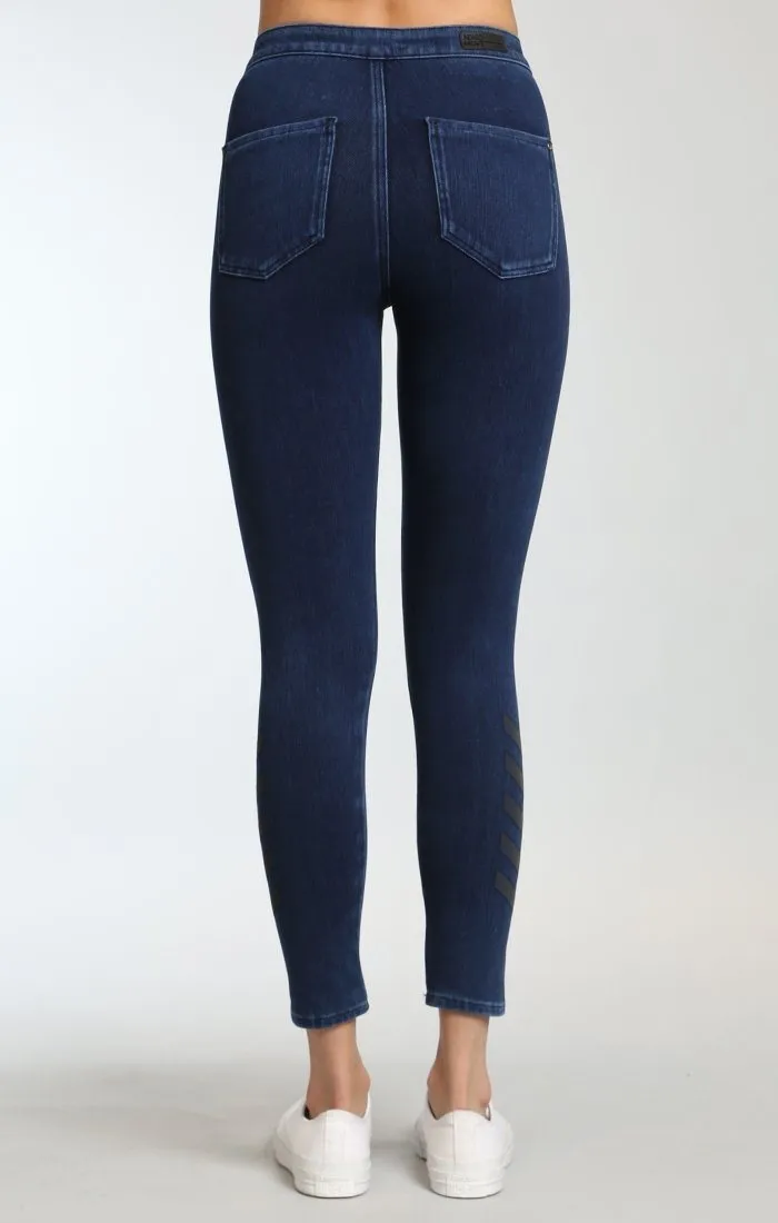 JOIE HIGH RISE SPORTY IN DARK INDIGO MOVE