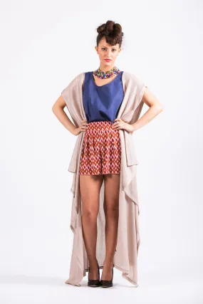 Knit cape