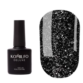 KOMILFO NO WIPE SILVER TOP TOP WITHOUT STICKY LAYER WITH SILVER MICRO-SHINE, 8 ML 170811