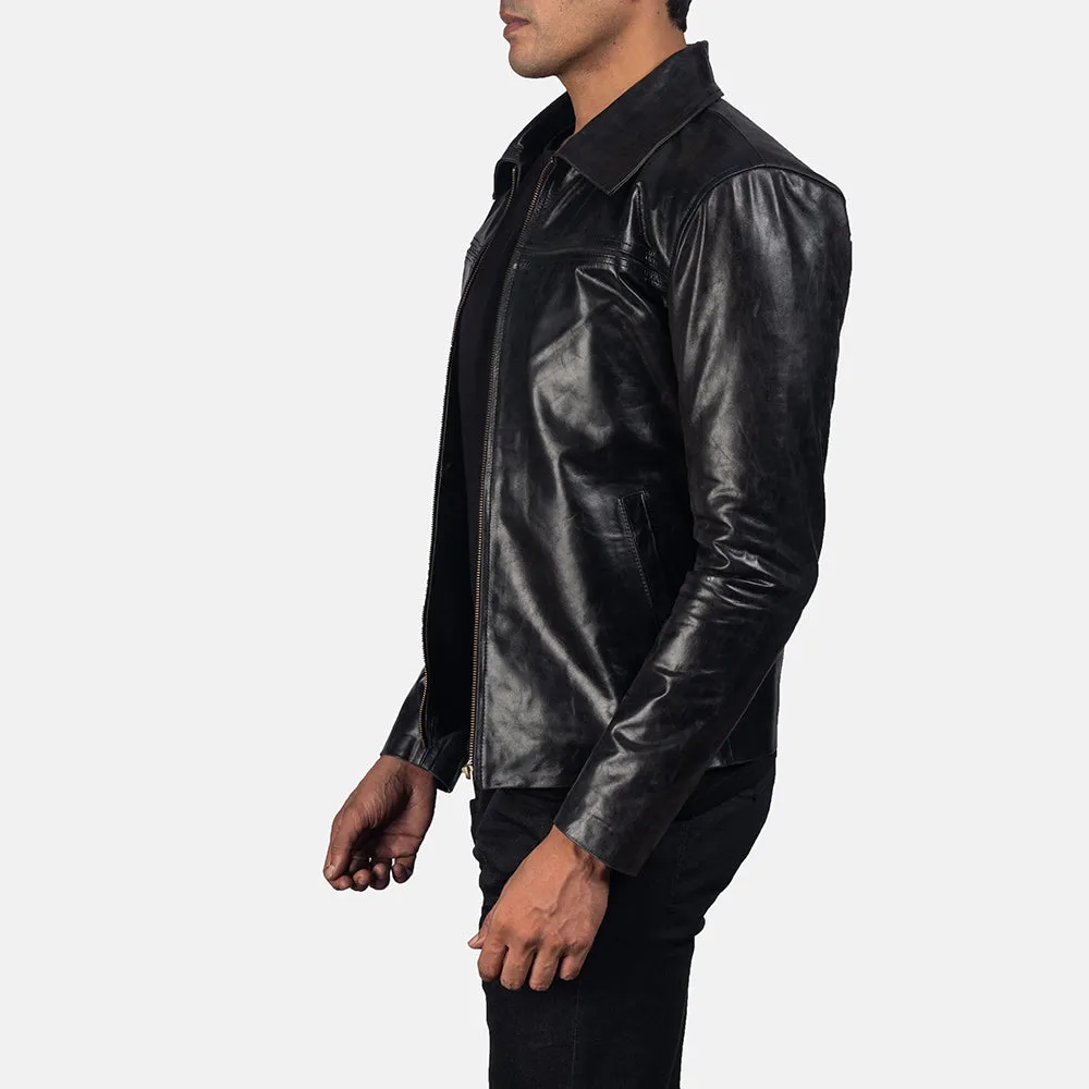 Leather Jacket Collar style for Men