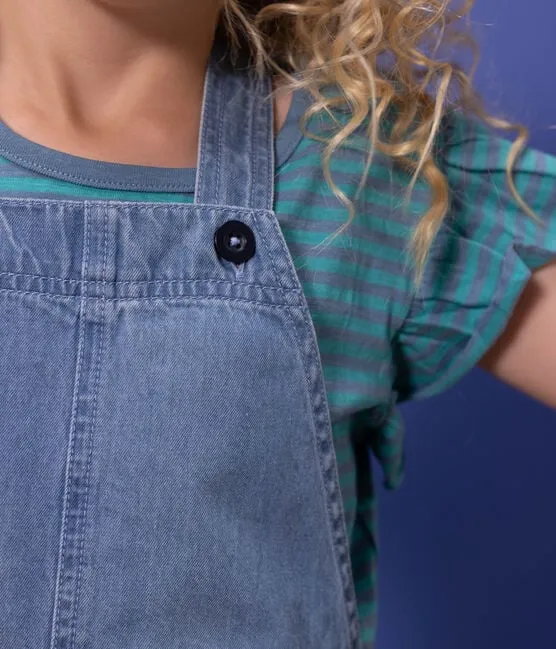 Light Denim Overall Dress