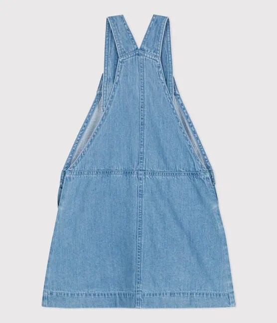 Light Denim Overall Dress