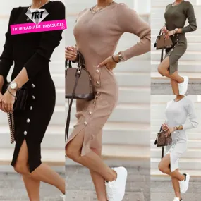 Mini Skinny Winter Dress