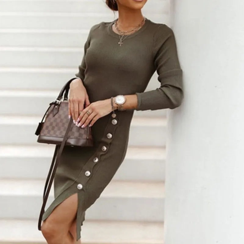 Mini Skinny Winter Dress