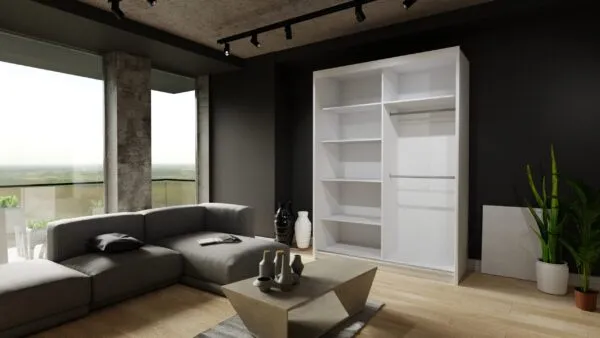 Modern Patna Double Door Sliding Wardrobe