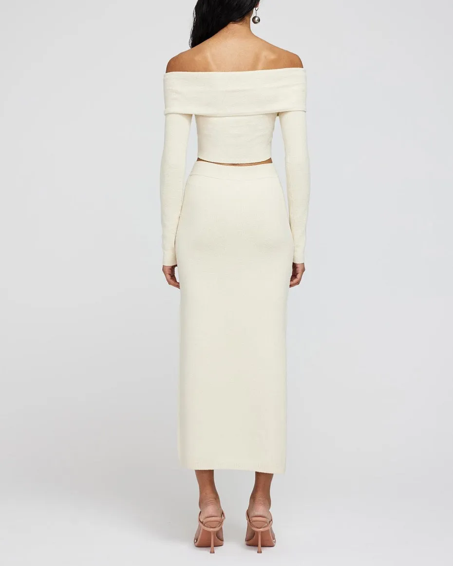 Natural White Verina Skirt