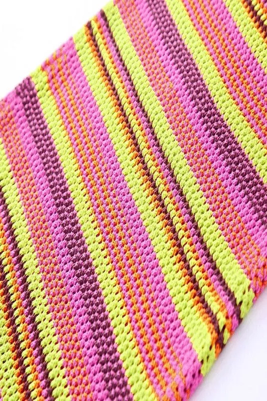 Neon Rainbow Cover up Dress