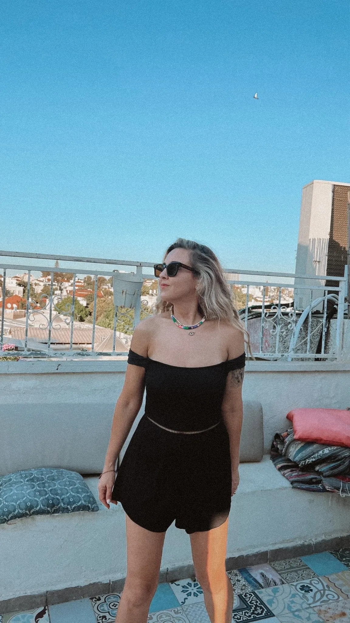 Overall Elizabeth Black Rib