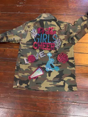 PRETTY GIRLS CHEER PATCHWORK JACKET KIDS