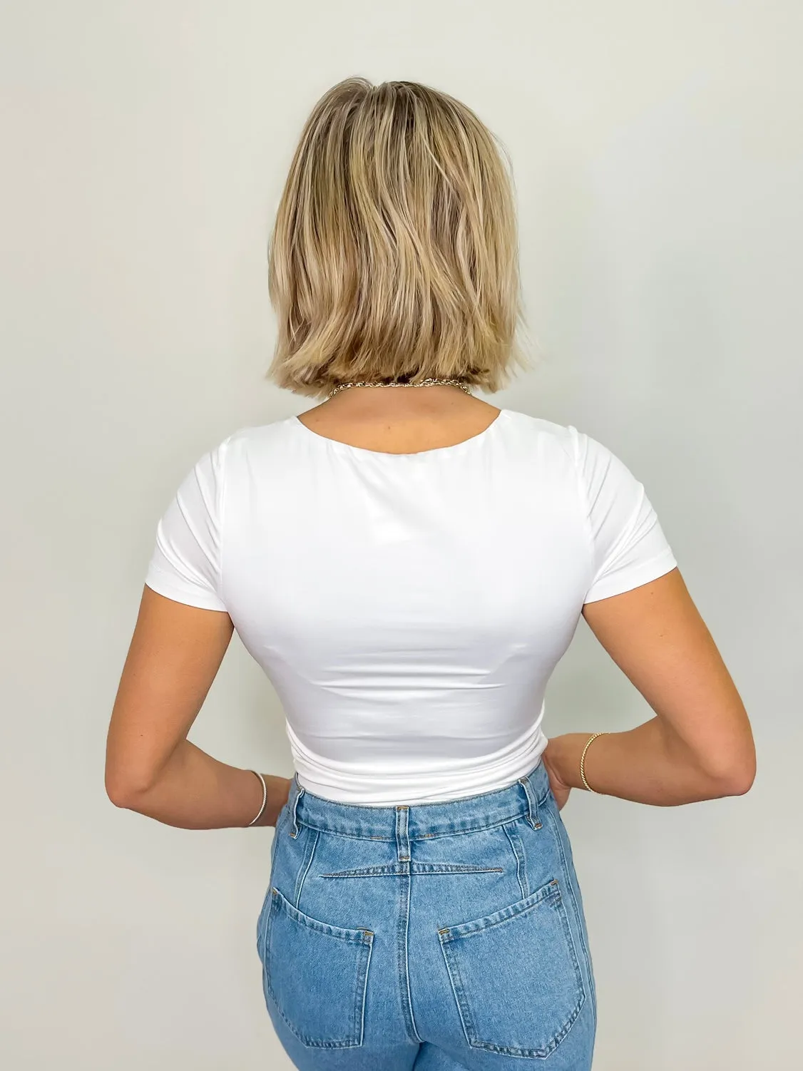 Pure Simplicity Bodysuit - White